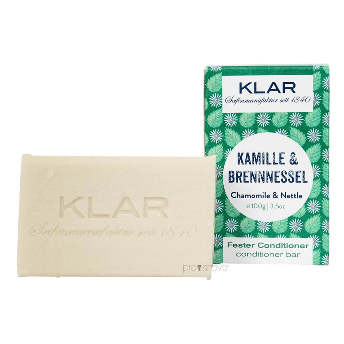 Klar Seifen Conditioner Bar  Kamille   Brændenælde  100 Gr