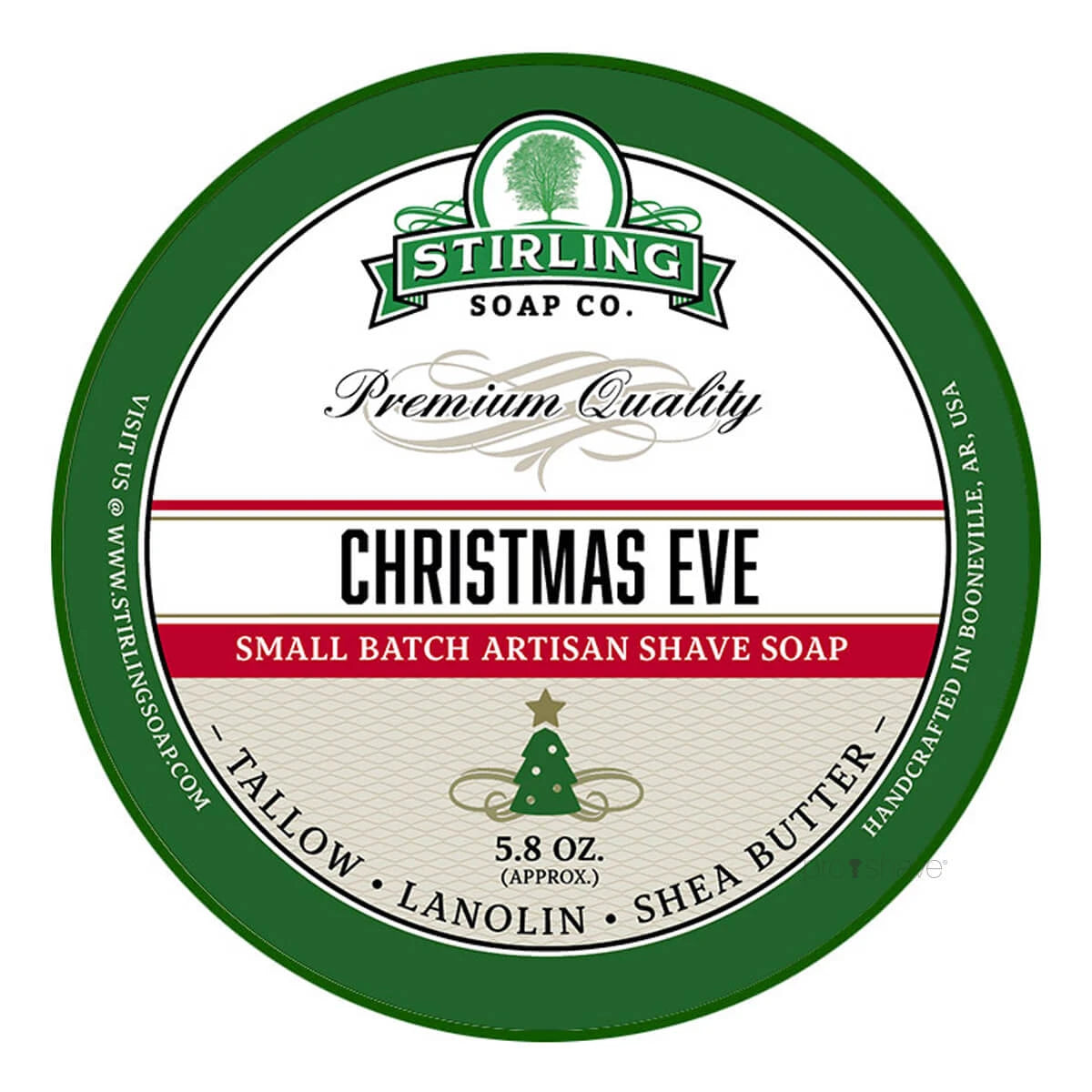 Stirling Soap Company Barbersæbe Christmas Eve 170 Ml