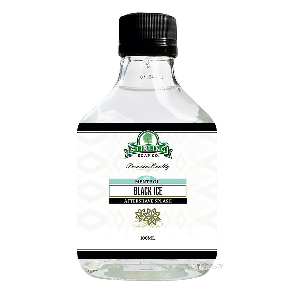 Stirling Soap Company Aftershave Splash  Black Ice  100 Ml