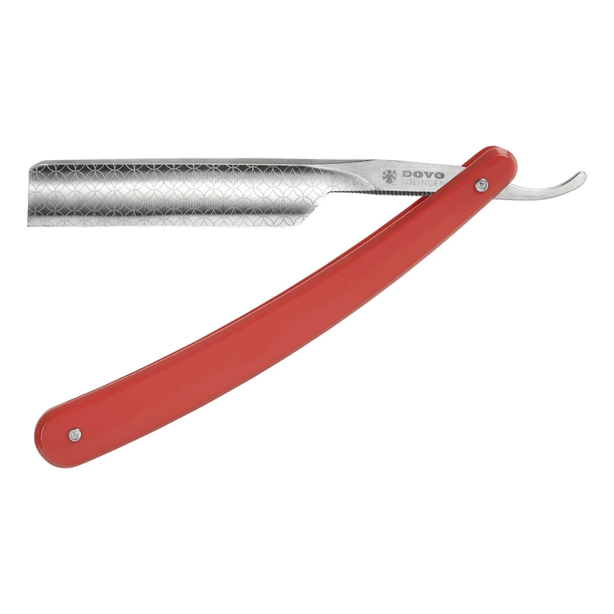 Dovo Solingen Straight Razor 5 8 Square Point Runde Rød Akryl