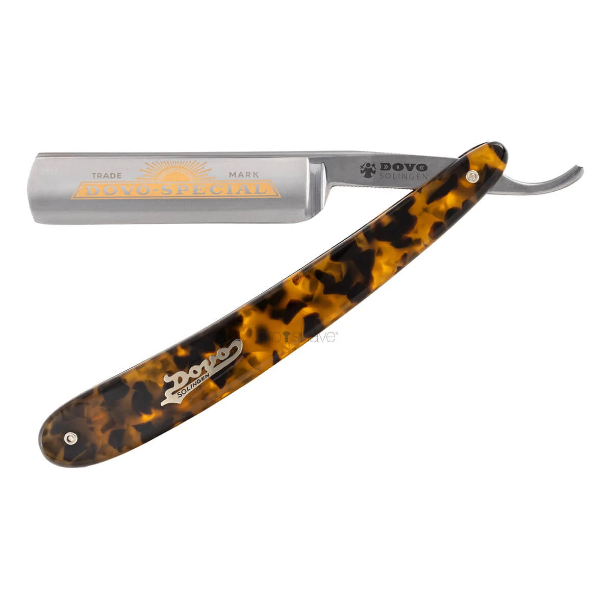 Dovo Solingen Straight Razor 5 8 Round Nose Special Imit Skildpaddeskjold