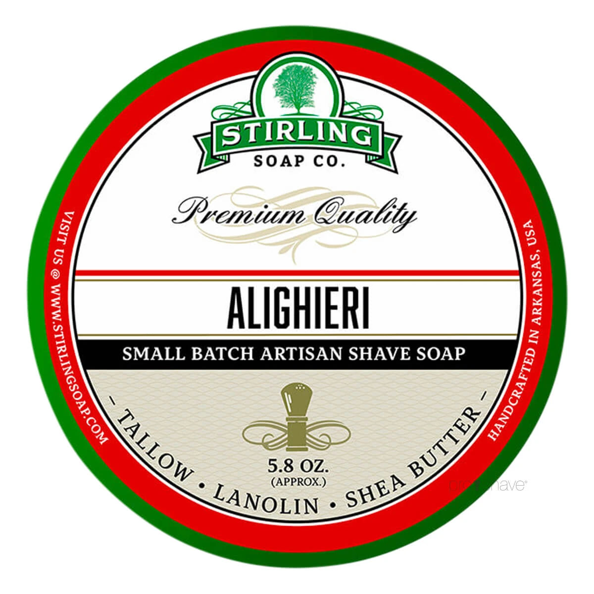 Stirling Soap Company Barbersæbe Alighieri 170 Ml