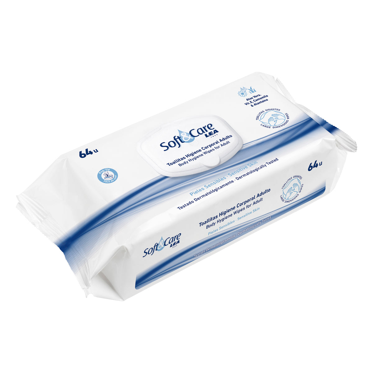 Lea Classic Wet Wipes For Personal Hygiene 64 Stk