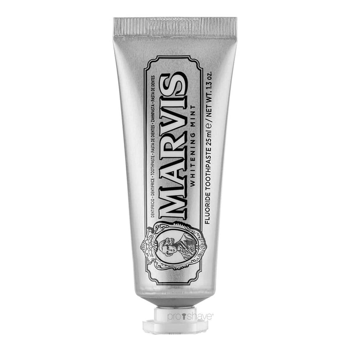 Marvis Whitening Mint Tandpasta Rejsestørrelse 25 Ml