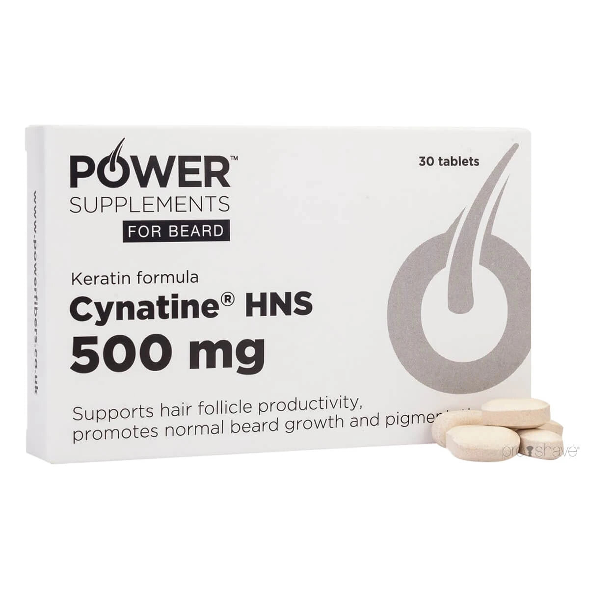 Power Supplements For Beard  500 Mg  30 Stk