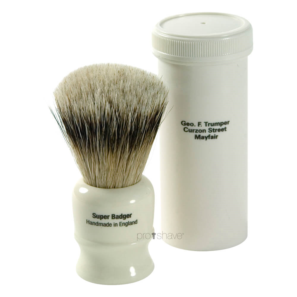Geo F Trumper Rejsebarberkost Super Badger Ivory