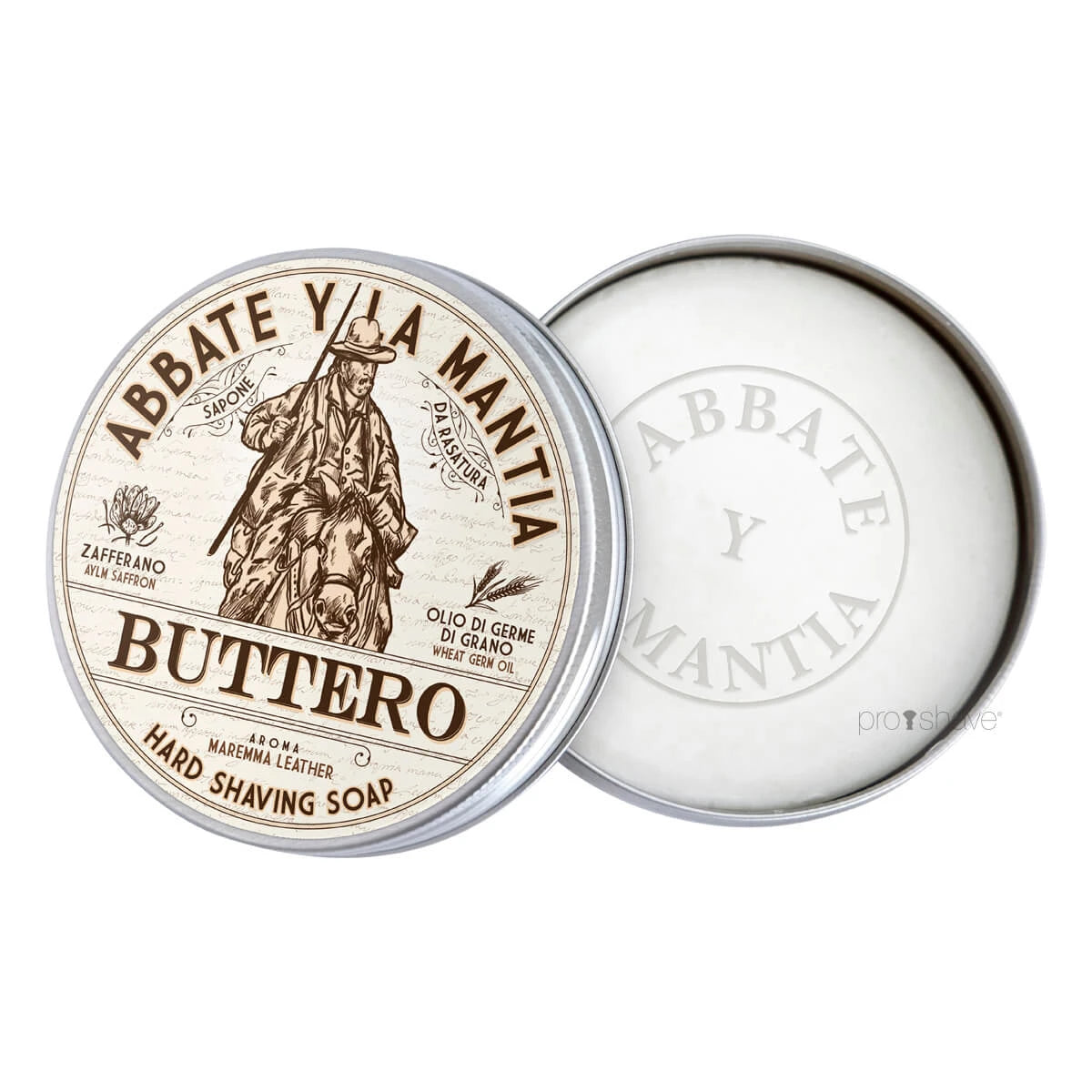 Abbate Y La Mantia Barbersæbe Buttero 80 Gr