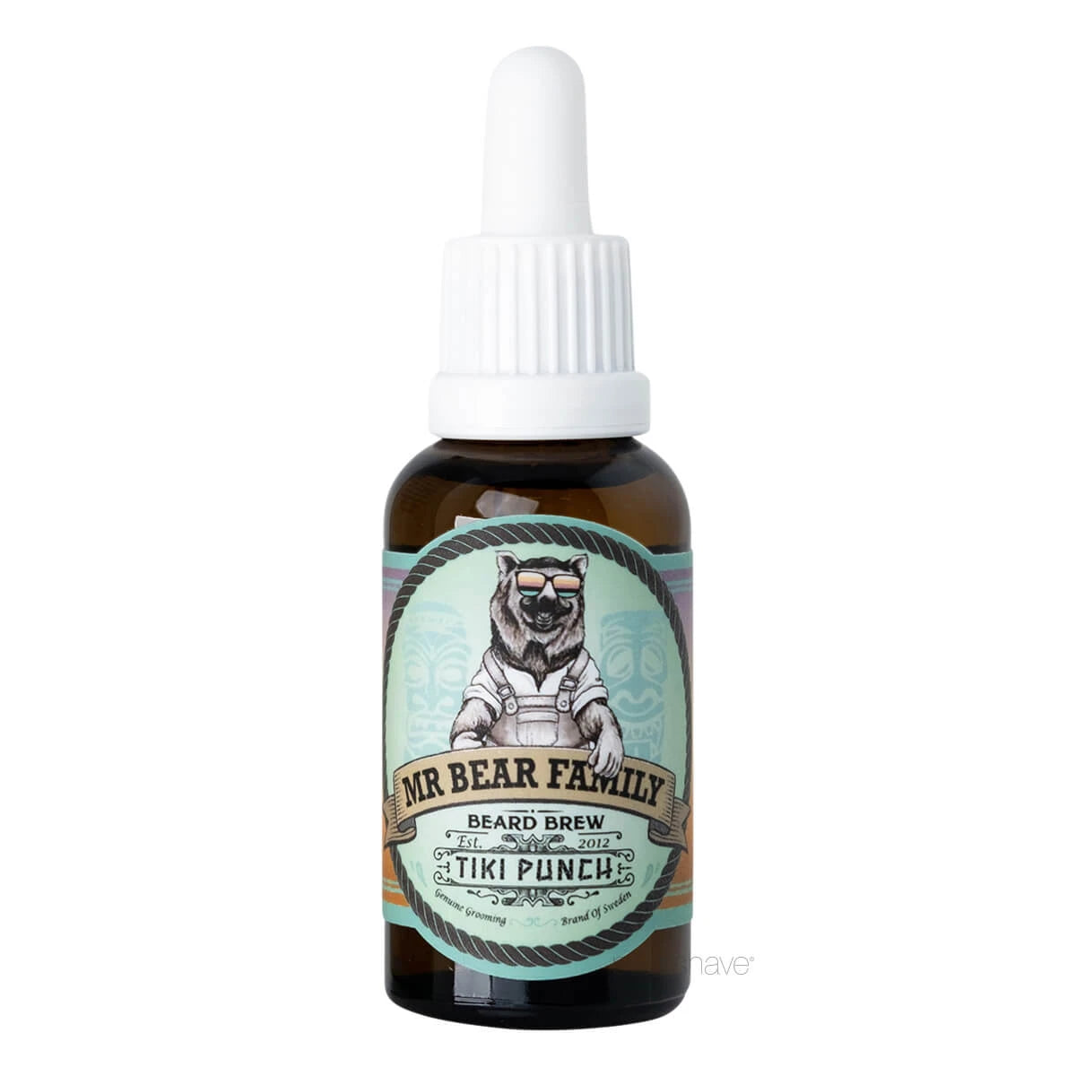 Mr  Bear Skægolie  Beard Brew Oil  Tiki Punch  30 Ml