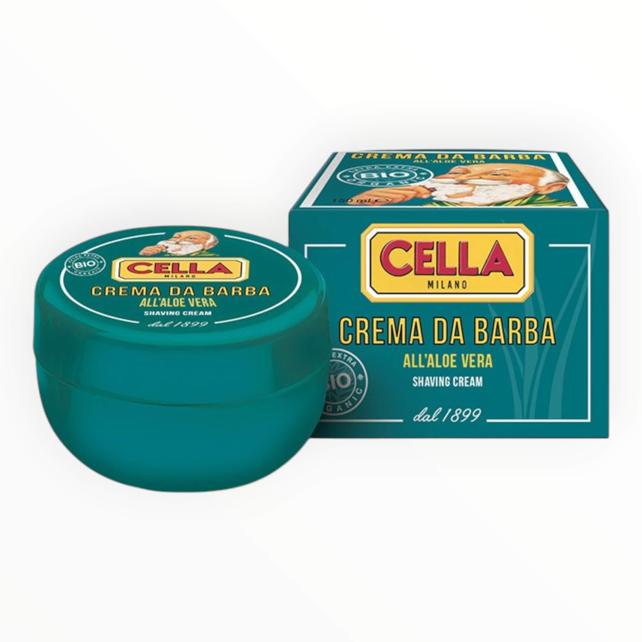 Cella Milano Bio Barbersæbe  Aloe Vera  150 Ml