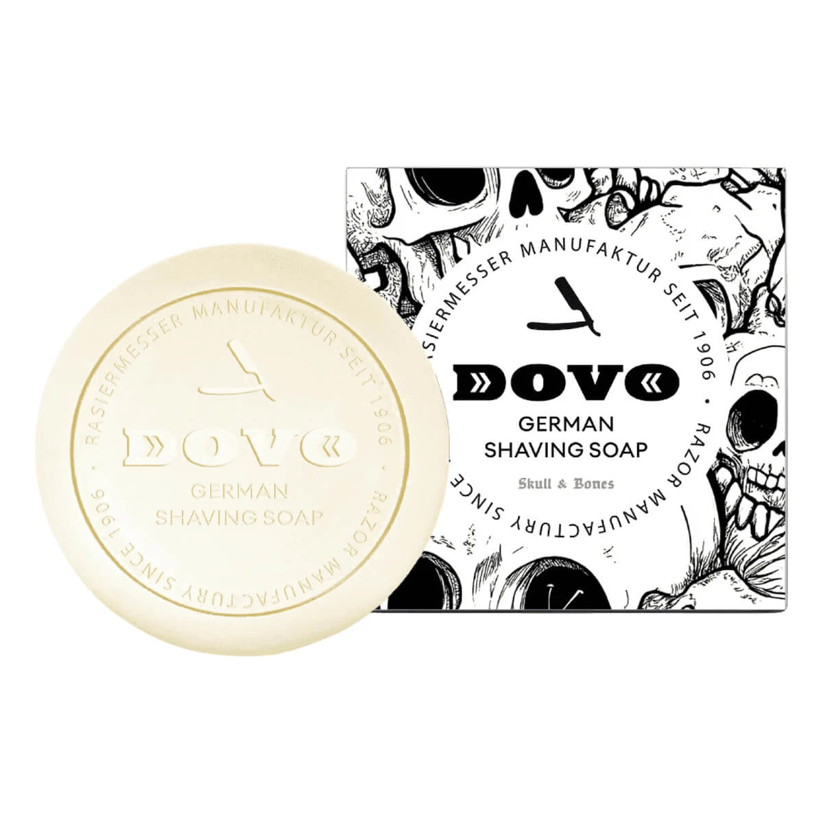 Dovo Solingen Barbersæbe Skull Bones 150 G