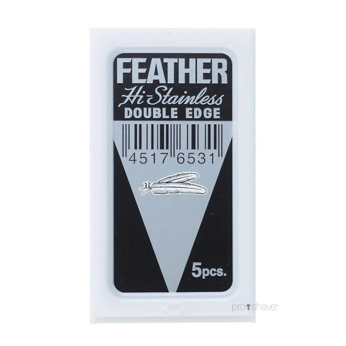 Feather Hi Stainless Barberblade 5 Stk