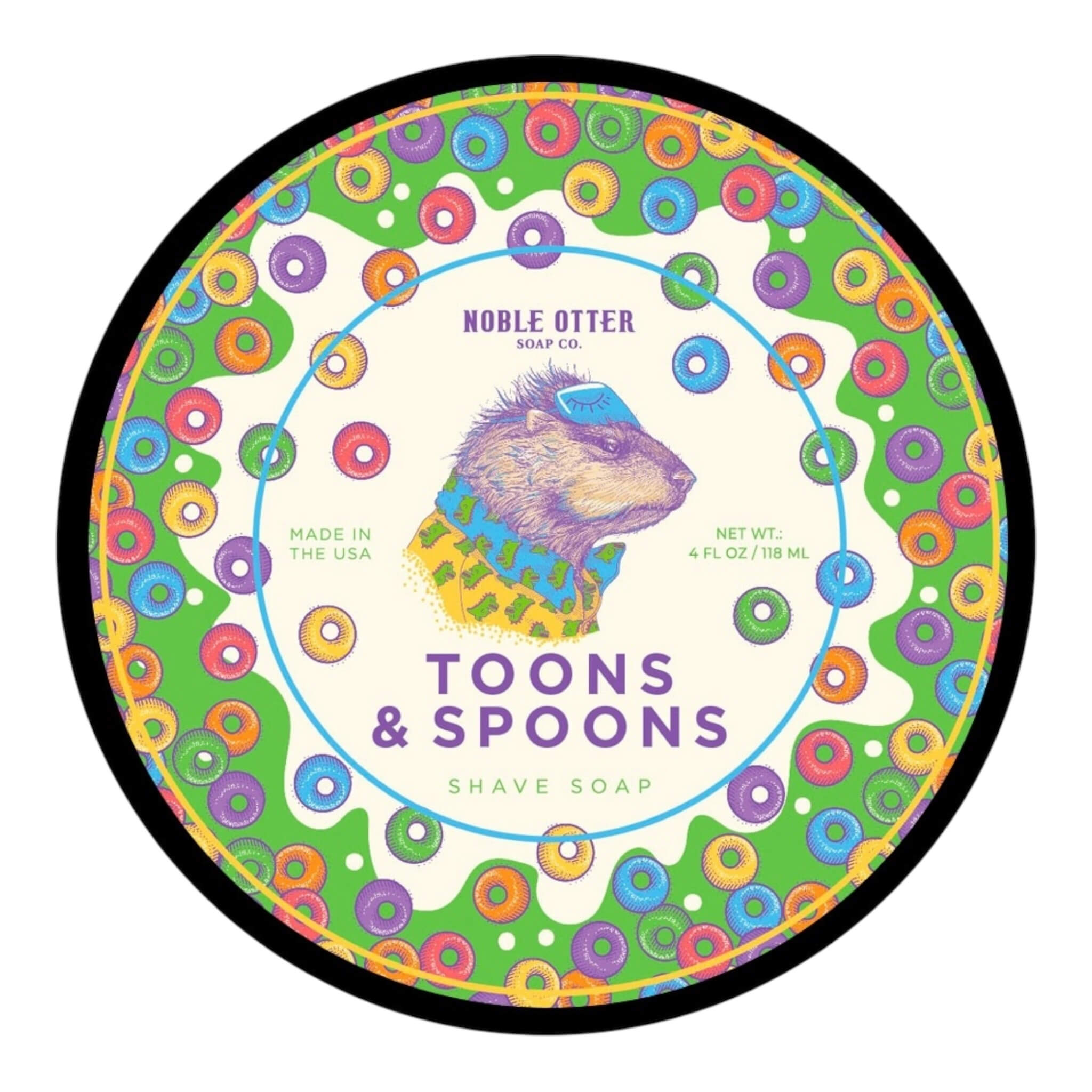 Noble Otter Barbersæbe  Toons And Spoons  118 Ml