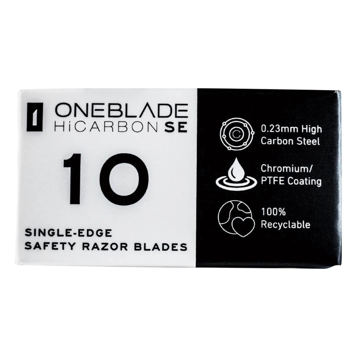 Oneblade Hicarbon Se Single Edge Barberblade 10 Stk