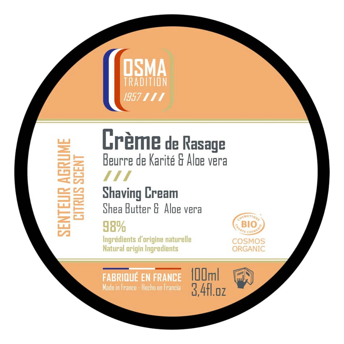 Osma Barbercreme Citrus 100 Ml