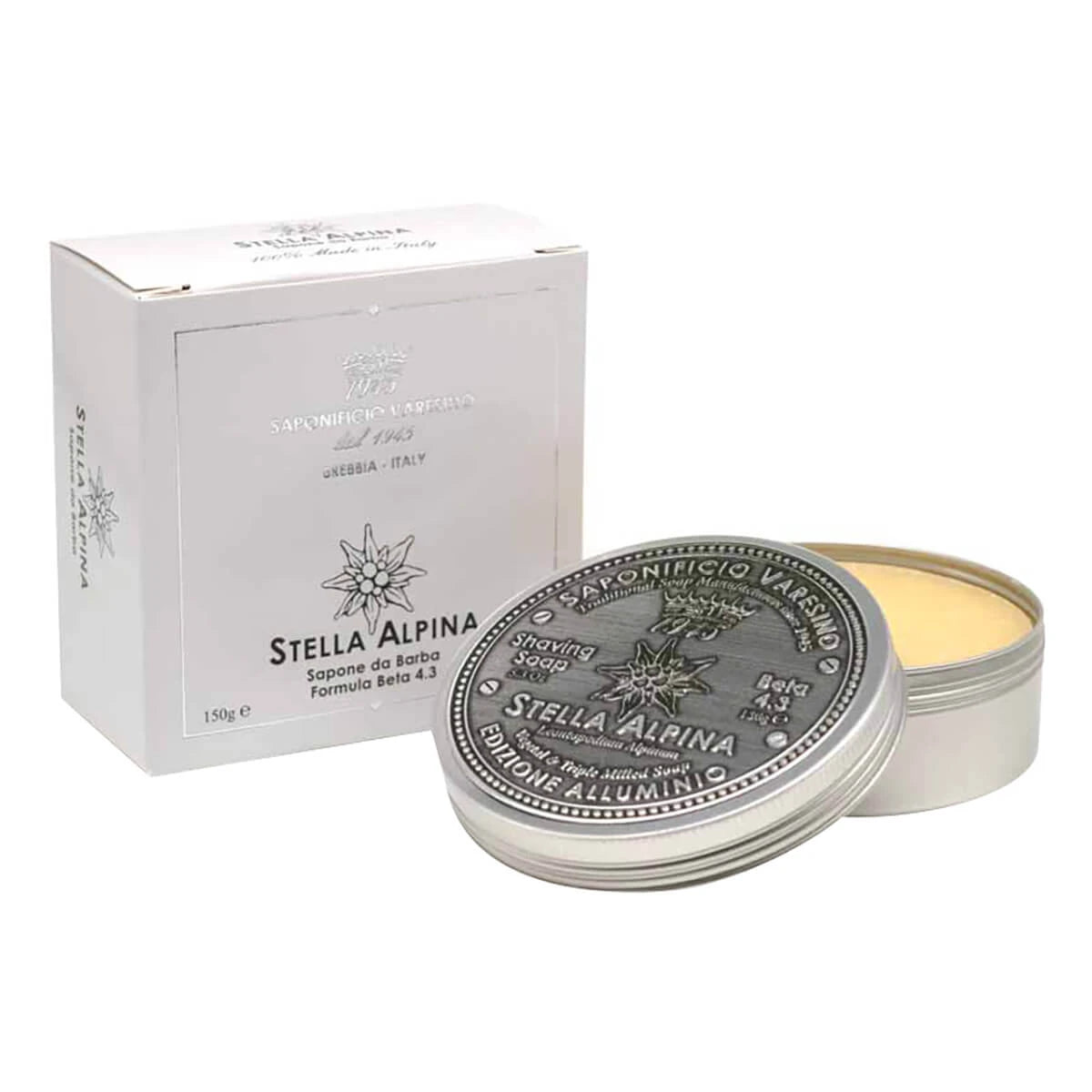 Saponificio Varesino Barbersæbe Stella Alpina 150 G