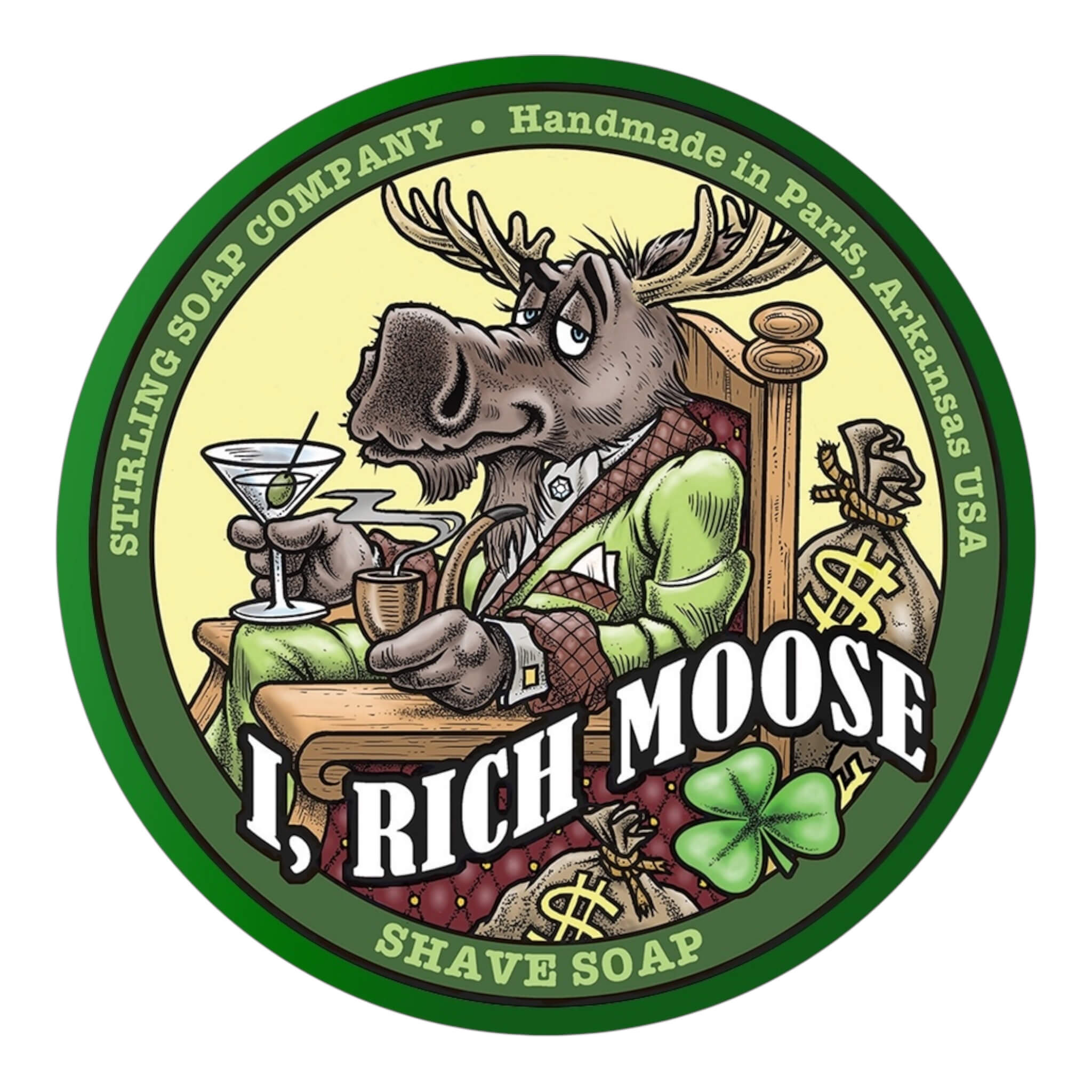 Stirling Soap Company Barbersæbe  I Rich Moose  170 Ml