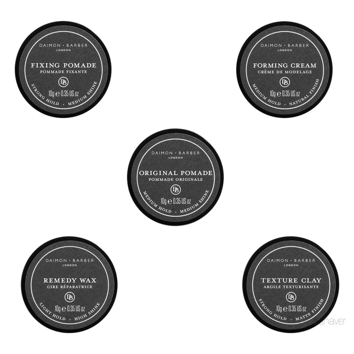 Daimon Barber World Traveller Set  5 X 10 Gr