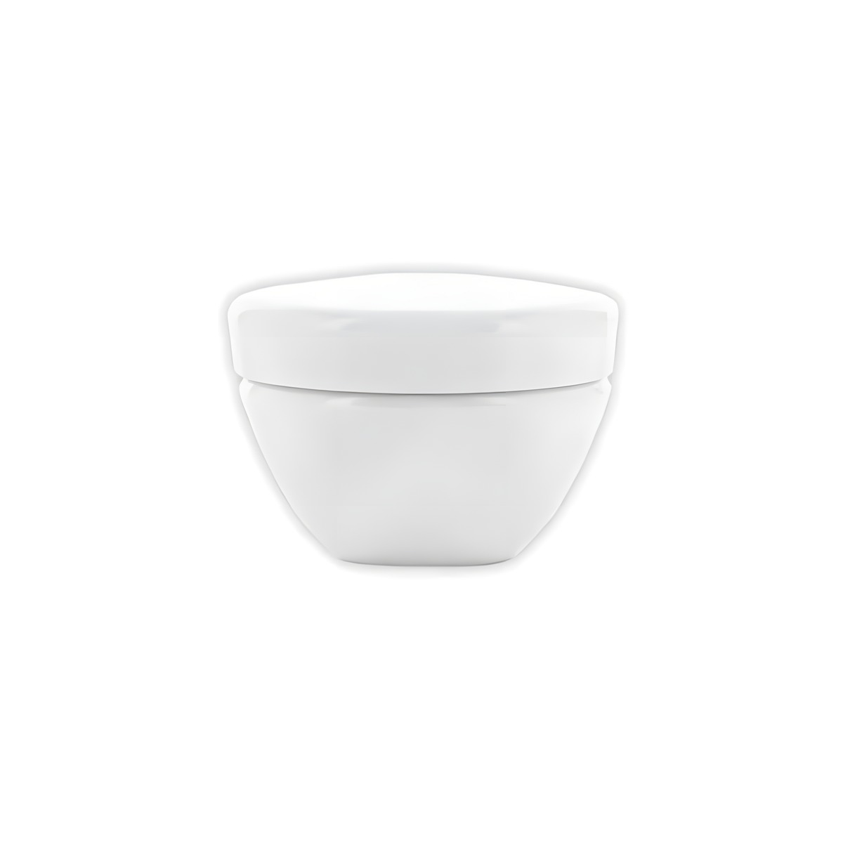 Plastbøtte 5 Ml Hvid Pp Oval Bund Letvægt   Hedenhus   Til Cremer  Salver  Læbepomader  Genanvendelig  Giftfri