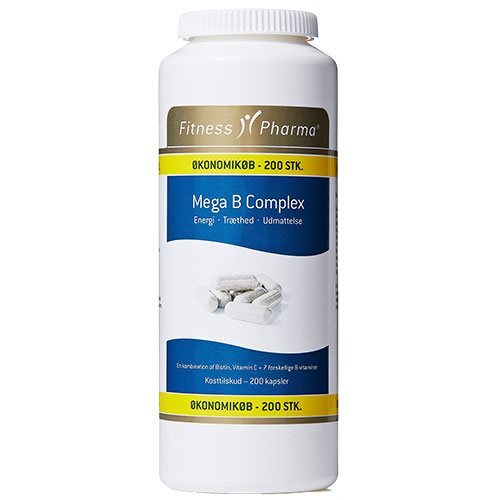 Mega B Complex Fitness Pharma 200 Kapsler