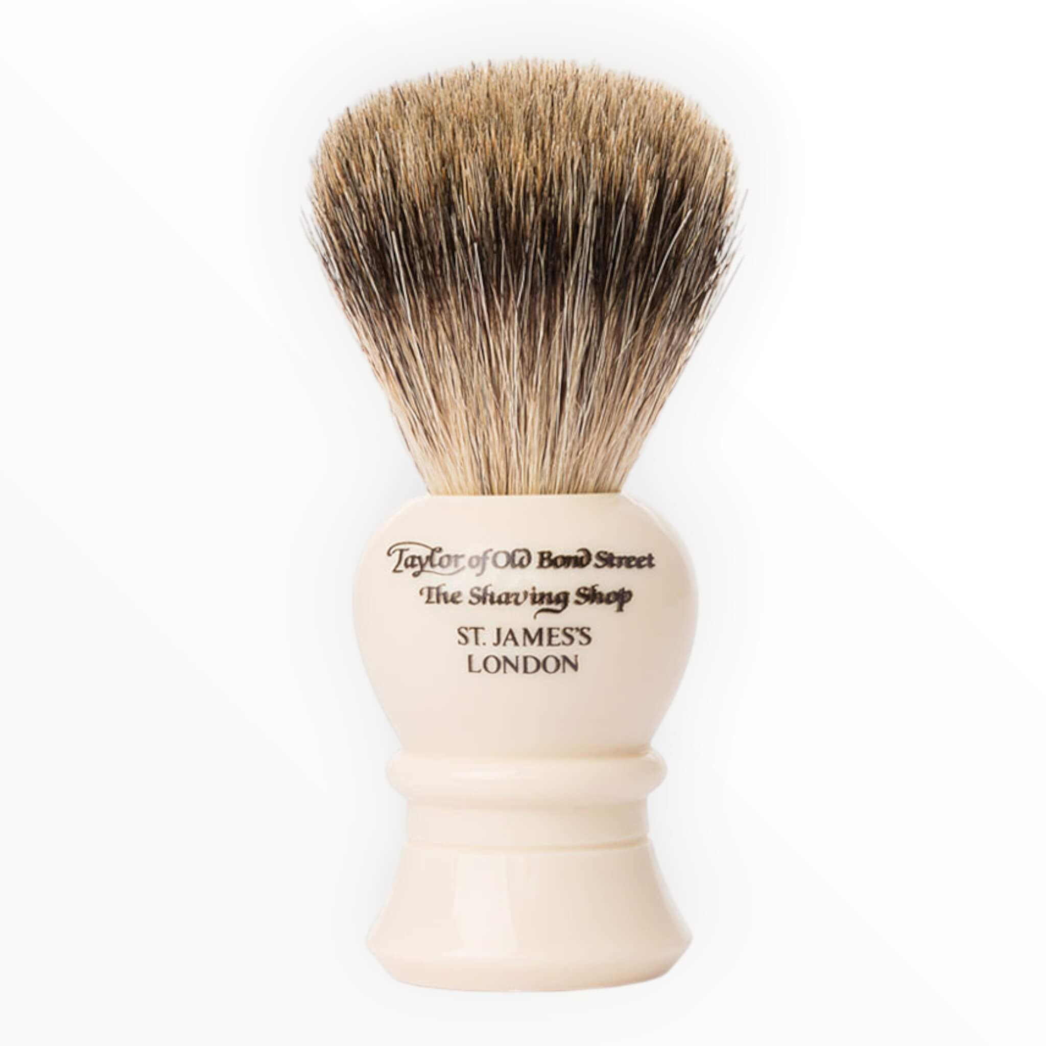 Taylor Of Old Bond Street Barberkost  Pure Badger  Traditional  M  Ivory
