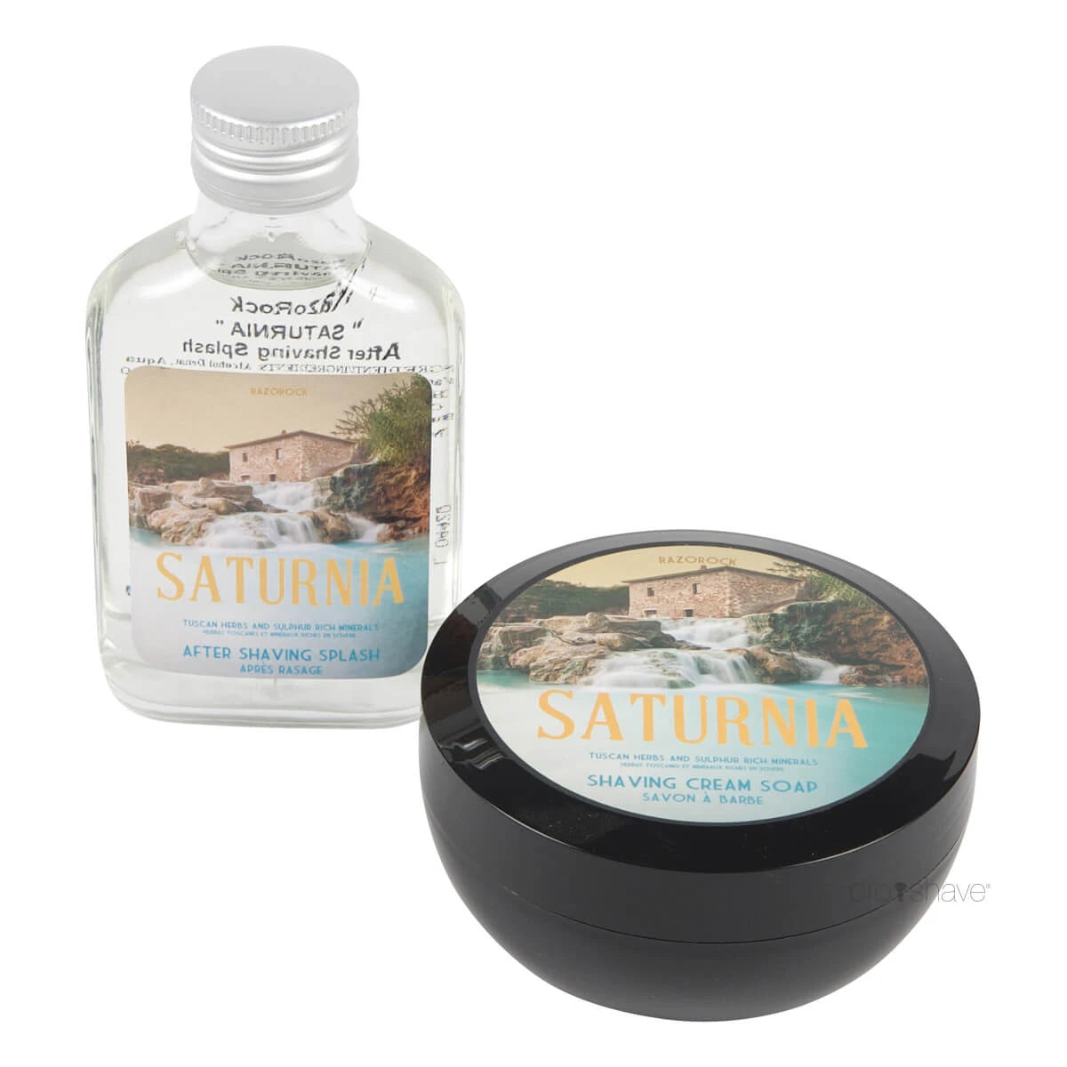 Razorock Saturnia Sæt Barbersæbe Og Aftershave