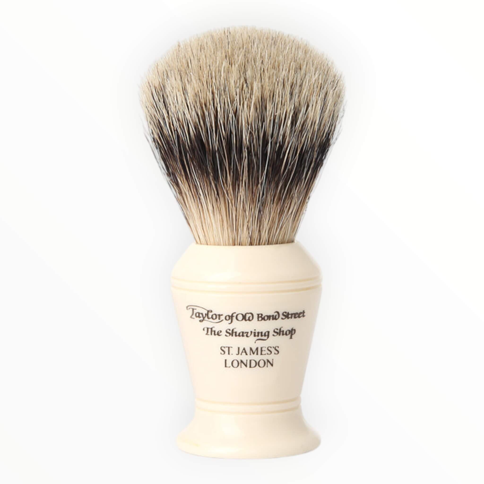 Taylor Of Old Bond Street Barberkost  Super Badger  9 Cm  17 Mm  Knob  Ivory