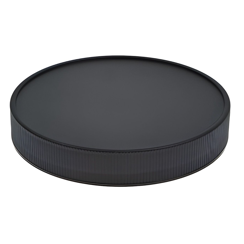 Låg Til Bøtter Sv100 R3 Sort Med Riller  Pp Plast  Indvendig Skumpude   Hedenhus   Diameter 103 Mm  Tæt Lukning