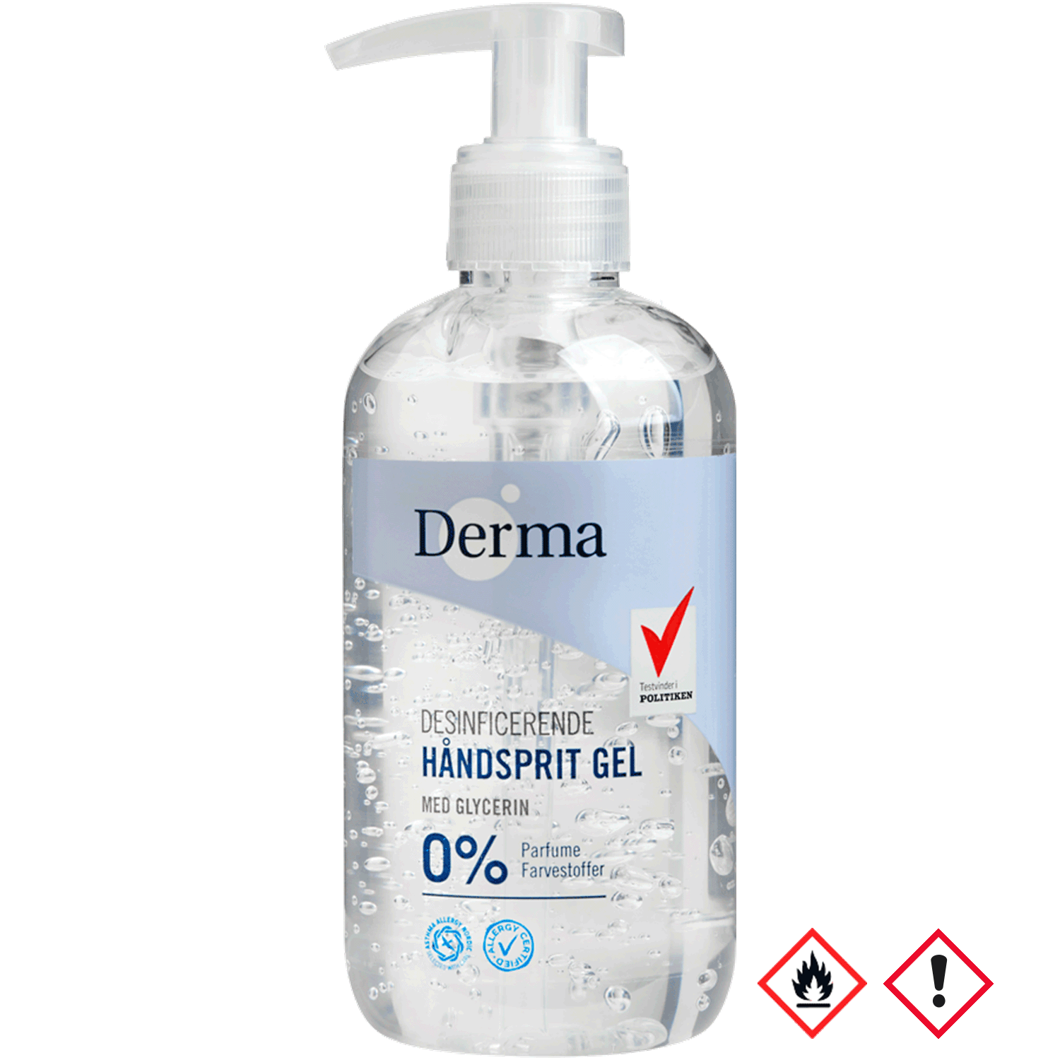 Derma Håndsprit Gel  250 Ml