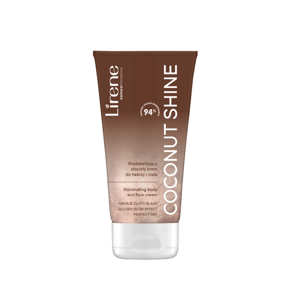 Lirene Perfect Tan Selvbruner Ansigts Og Kropscreme Coconut Shine 150ml