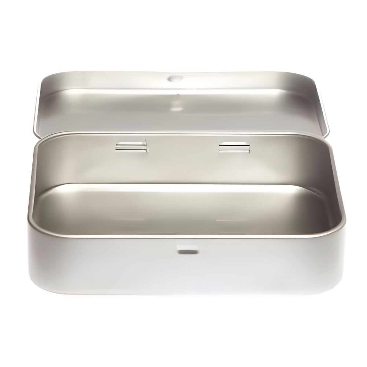 Metal æske Med Låg  Hængsler  30 Ml  Indvendig Lakering  83x53 5x15 Mm   Hedenhus   Letvægts Opbevaring