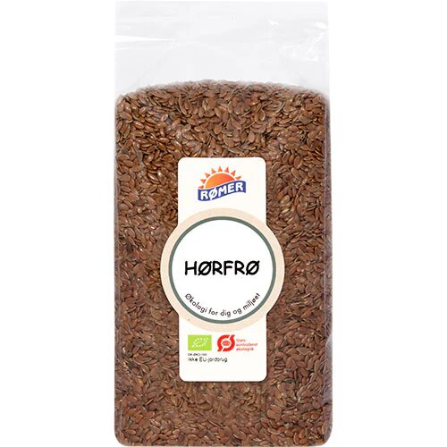 Hørfrø økologisk 500 Gram