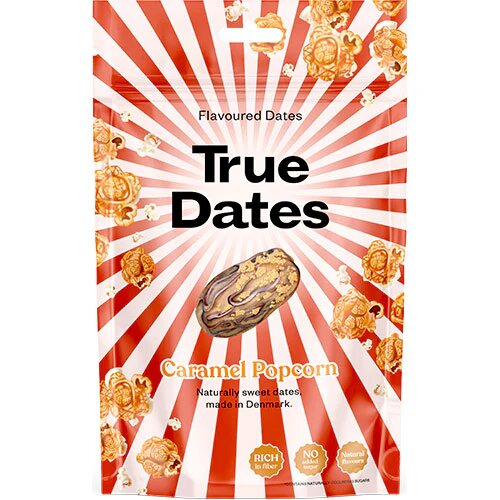 True Dates Caramel Popcorn 100 Gram