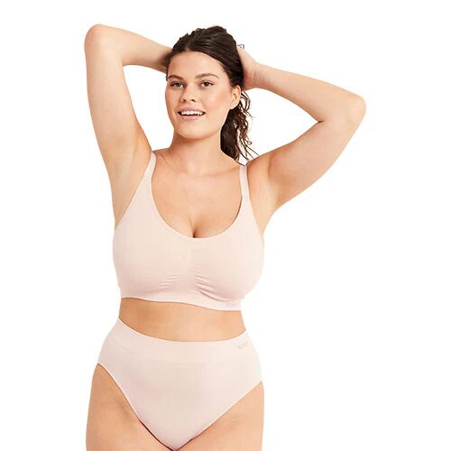 Full Bust Wireless Bra Nude Str S