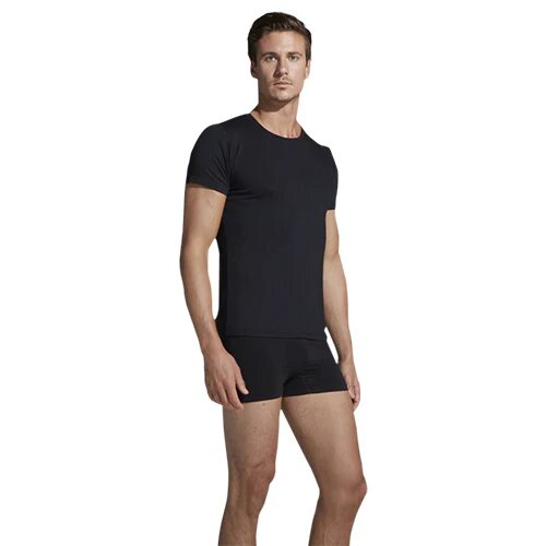 Men S Crew Neck T Shirt Sort Str M