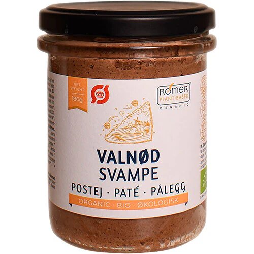 Valnød Svampe Postej økologisk 180 Gram
