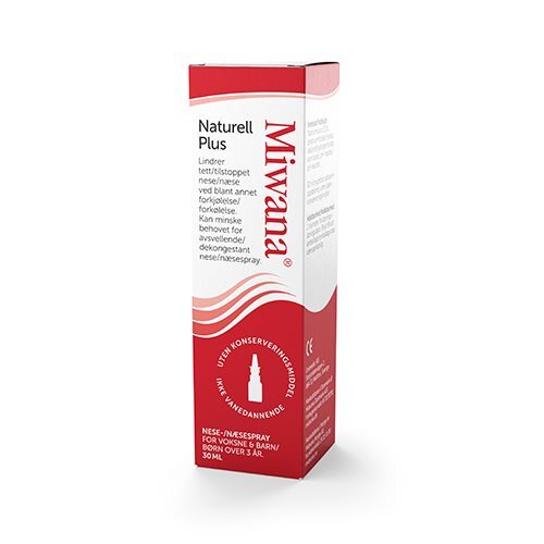 Miwana Næsespray Naturel Plus 30 Ml