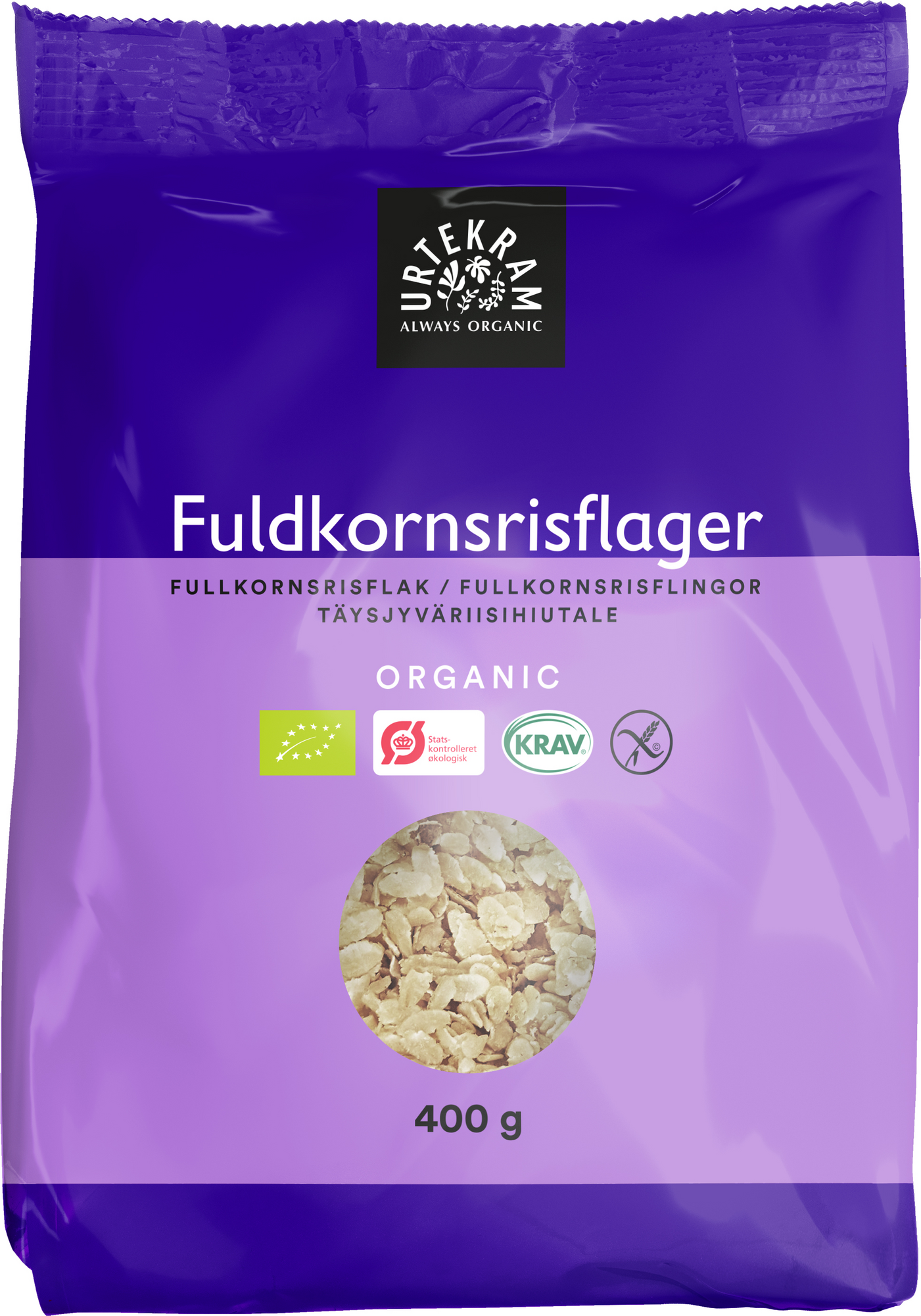 Risflager økologisk 400 Gram