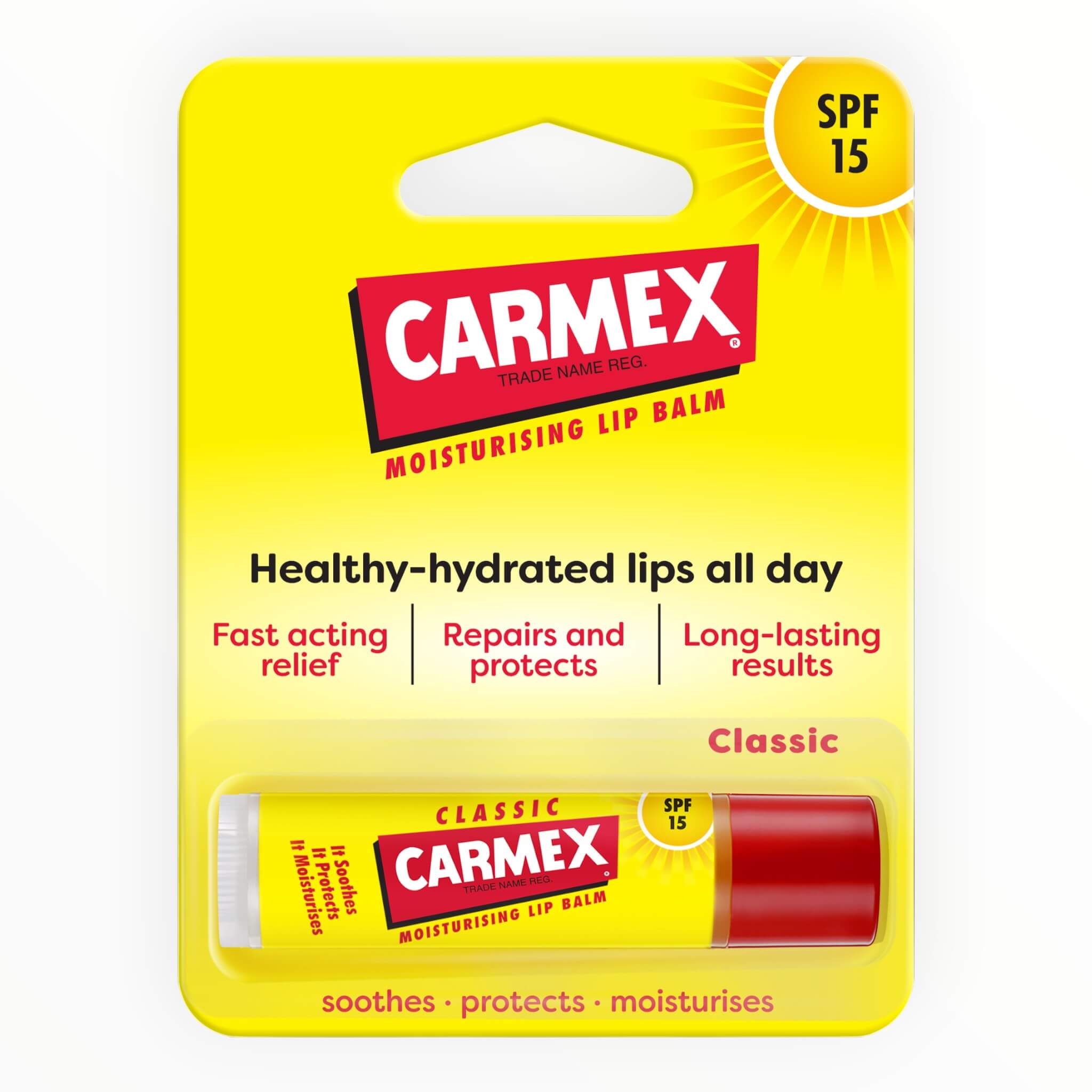 Carmex Læbepomade Original Stick Spf 15 4 25 G