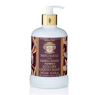 Fiorentino Toscana Luxury Flydende Hånd Sæbe Patchouli Sandalwood 500 Ml