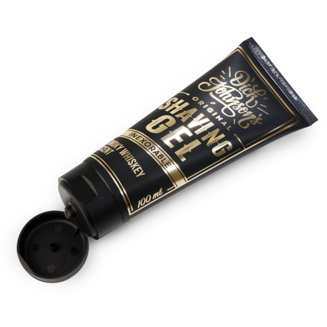 Dick Johnson Inexorable Shaving Gel   Smokey Whiskey Duft  Nyhed