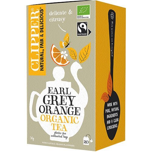 Clipper Earl Grey Te M Appelsin ø 20br