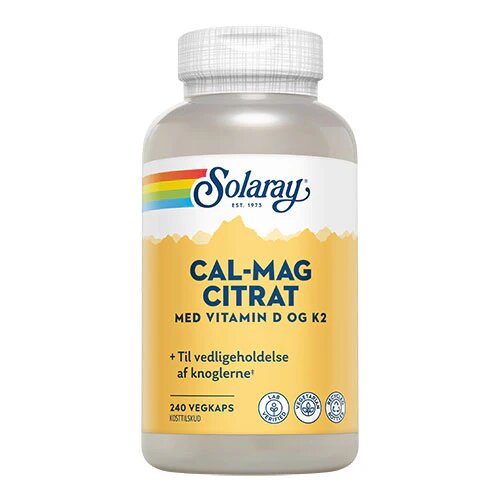 Cal Mag Citrat Med Vitamin D Og K2 240 Kapsler