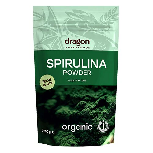 Spirulina Pulver ø Dragon 200 Gram