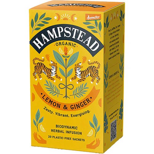 Citron Ingefær Te ø Demeter 20 Breve