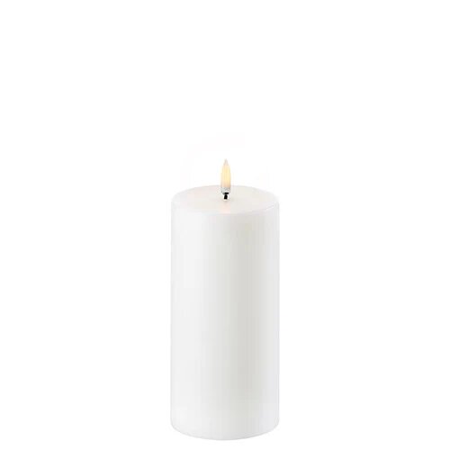 Led Bloklys Nordic White Smooth 7 8x15 Cm