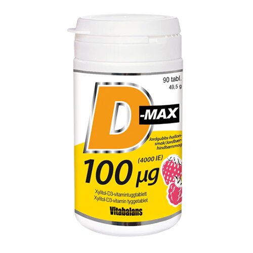 Vitabalans D Max 100 G 90 Tabletter