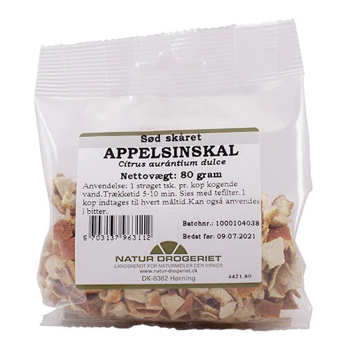 Appelsinskal Skåret   80 Gram
