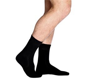Men? S Work Boot Socks Sort Grå Str 45 50 1stk