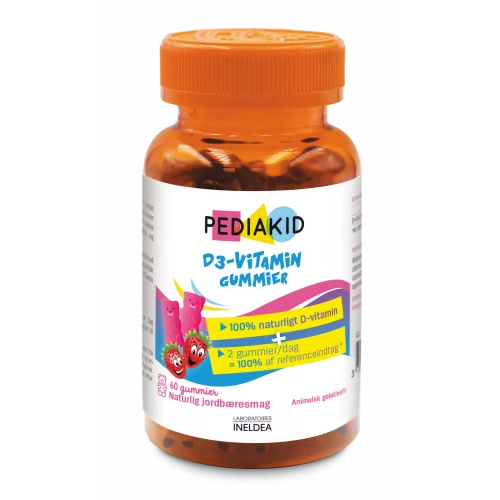Pediakid D3 Vitamin Kosttilskud I Form Af Gummies  60stk