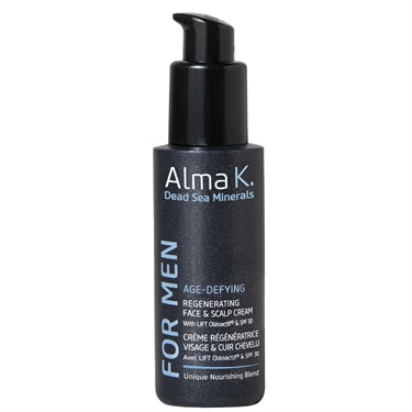 Alma K For Men Age   Defying Regenerating Face   Scalp Cream Spf 30  60 Ml